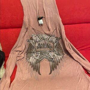 Harley-Davidson Women's Graphic Pink Hoodie